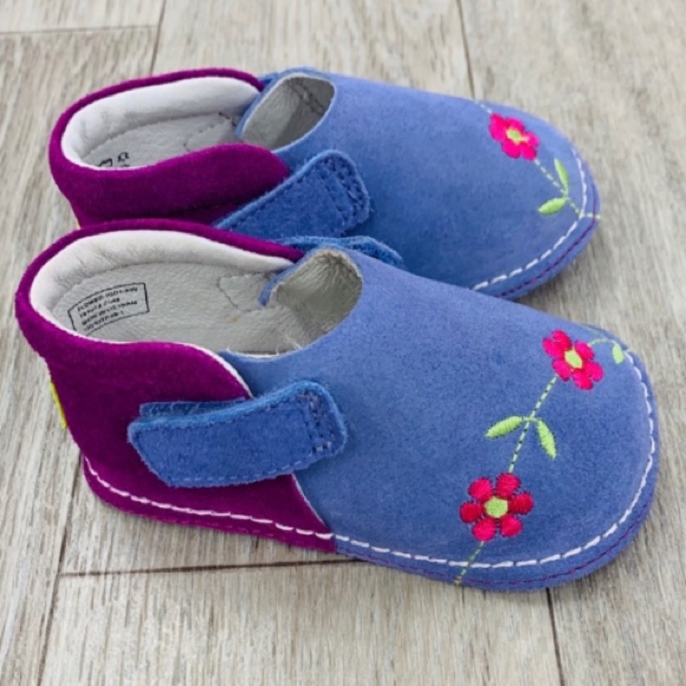 🐾 Infants Pipit baby girl suede booties NIB